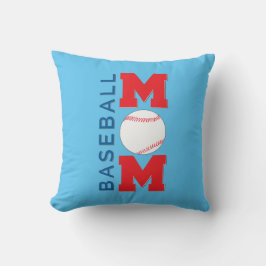 Cojín Decorativo Un regalo para mamá del béisbol