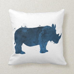 Cojín Decorativo Un rinoceronte