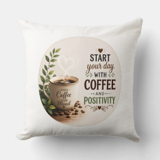 Cojín Decorativo Un tema de café acogedor 