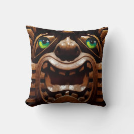 Cojín Decorativo Un Tiki Terrazado - Arte de Ken Gage