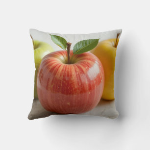 Cojín Decorativo Un trío de manzanas