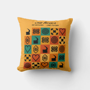 Cojín Decorativo Una África – Adinkra – Ghana -