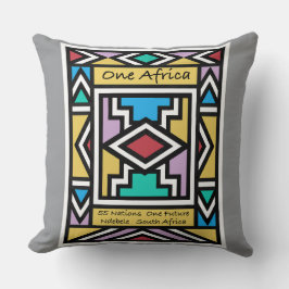 Cojín Decorativo Una África – Ndebele – Sudáfrica y Zimbabue - 