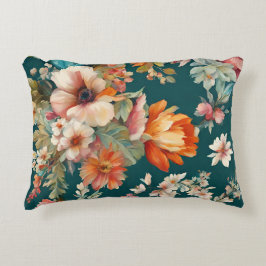 Cojín Decorativo Una asombrosa pintura veraniega floral