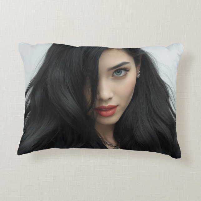 Cojín Decorativo Una belleza ocular (Reverso)