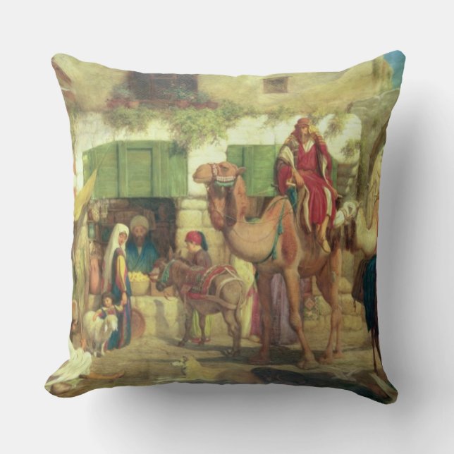 Cojín Decorativo Una calle en Jerusalén, 1867 (Anverso)