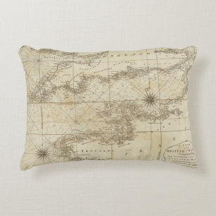 Cojín Decorativo Una carta del canal británico