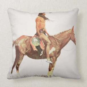 Cojín Decorativo Una Cheyenne Brave, 1901 (litho del color)
