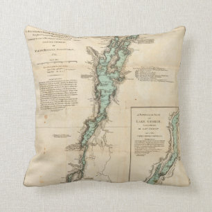 Cojín Decorativo Una encuesta del lago Champlain