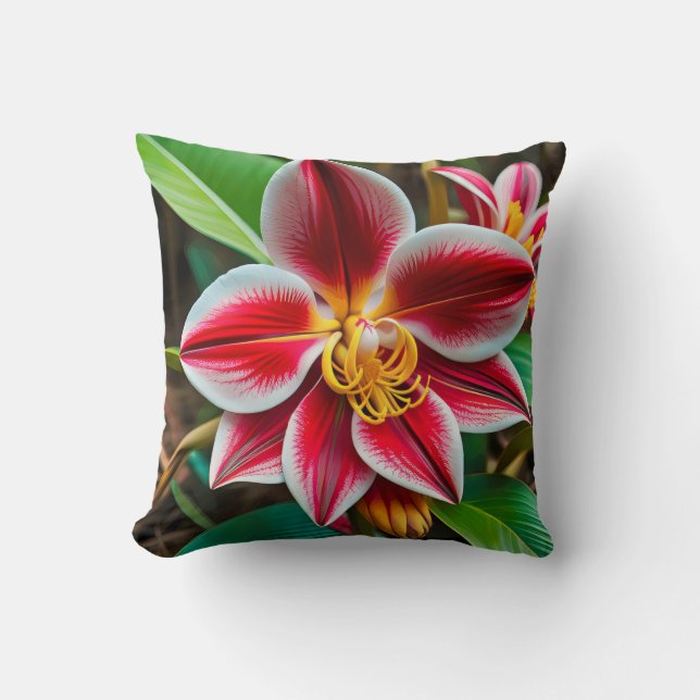 Cojín Decorativo Una flor exótica (Anverso)