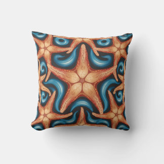 Cojín Decorativo Una hermosa estrella de mar azul