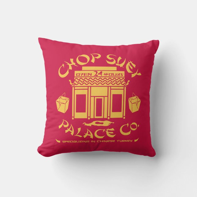 Cojín Decorativo Una historia de Navidades | Chop Suey Palace Co. (Anverso)