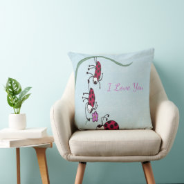 Cojín Decorativo Una insinuante imbécil que profesa su amor
