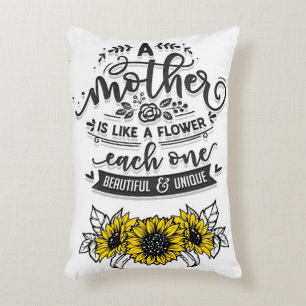 Cojín Decorativo Una madre es como una flor, regalo del Día de la M