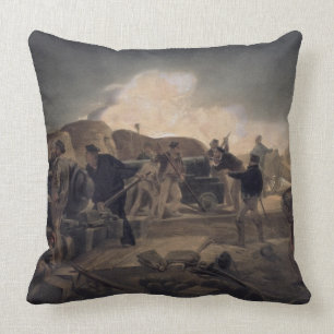 Cojín Decorativo Una noche caliente en las baterías, placa 'de Sea