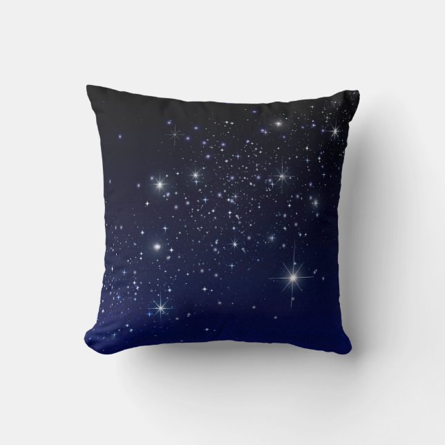 COJÍN DECORATIVO UNA NOCHE LLENA DE ESTRELLAS (Anverso)