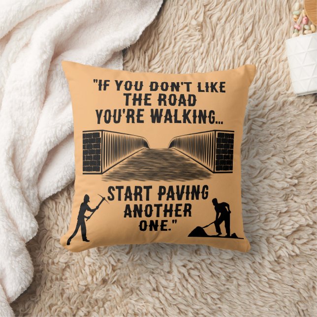 Cojín decorativo "Una nueva carretera" (Manta)