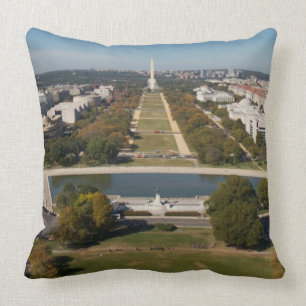 Cojín Decorativo Una opinión del paisaje del Washington DC