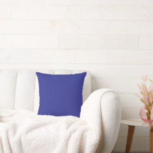 Cojín Decorativo una pared azul con un reloj