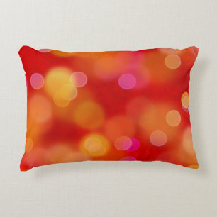 Cojín Decorativo Una Pasión Por Patrón de Navidad (rojo)