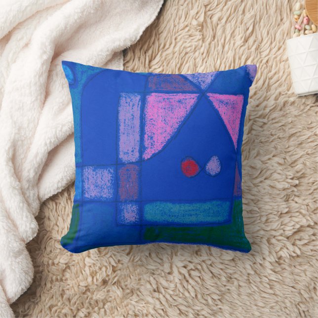 Cojín Decorativo Una pequeña habitación en Venecia de Paul Klee, Re (Manta)