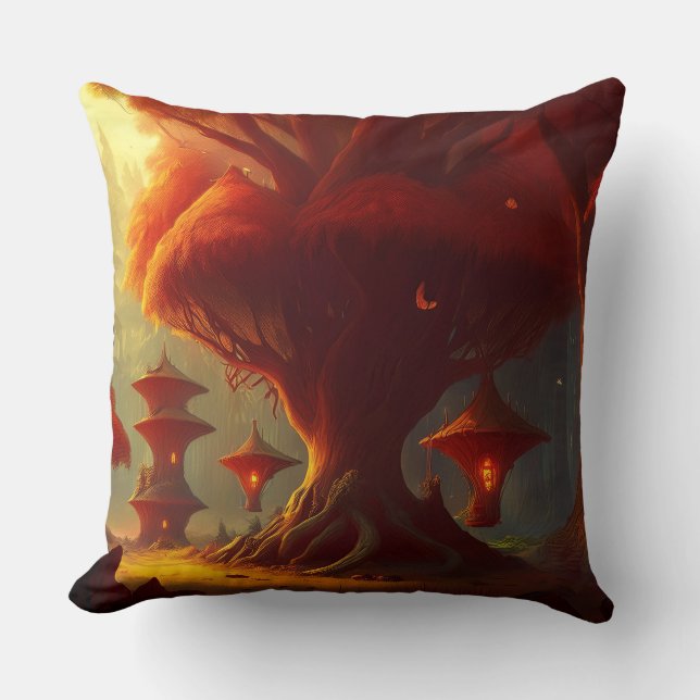 Cojín Decorativo Una Tierra Muy Extraña (Anverso)