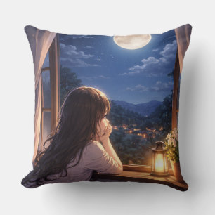 Cojín Decorativo Una tranquila conversación con el cielo