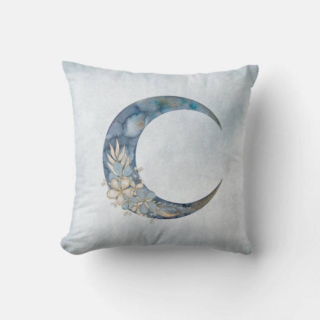 Cojín Decorativo Una vez en una luna azul (Anverso)
