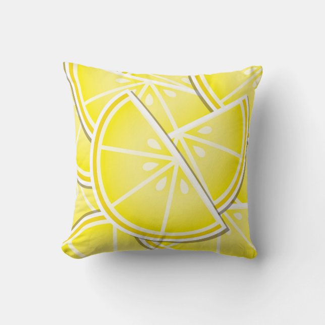 Cojín Decorativo ¡Unas cuñas de limón! (Anverso)