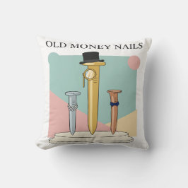 Cojín Decorativo Uñas de Dinero Antiguo