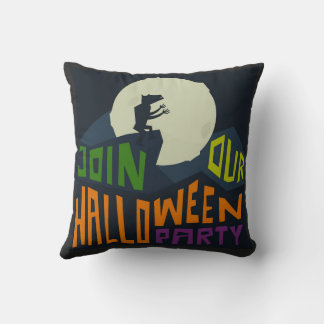 Cojín Decorativo Únete a la fiesta de Halloween