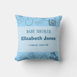 Cojín Decorativo "Únete a nosotros para celebrar a nuestro principi