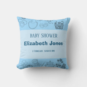 Cojín Decorativo "Únete a nosotros para celebrar a nuestro principi