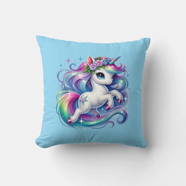 Cojín Decorativo Unicornio (Anverso)