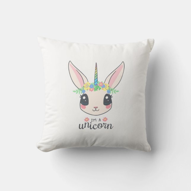 Cojín Decorativo Unicornio (Anverso)