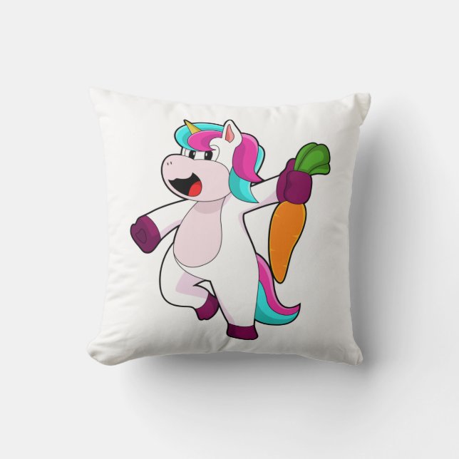 Cojín Decorativo Unicornio con zanja (Anverso)