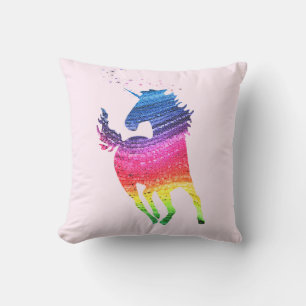 Cojín Decorativo Unicornio de Arcoíris