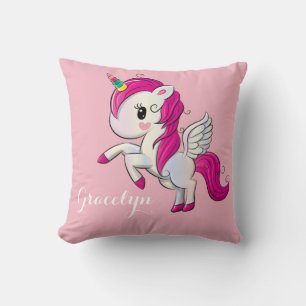 Cojín Decorativo Unicornio de bebé personalizado