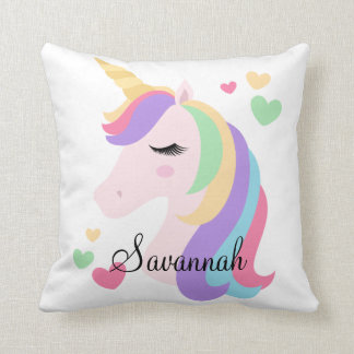 Cojín Decorativo Unicornio mágico personalizado