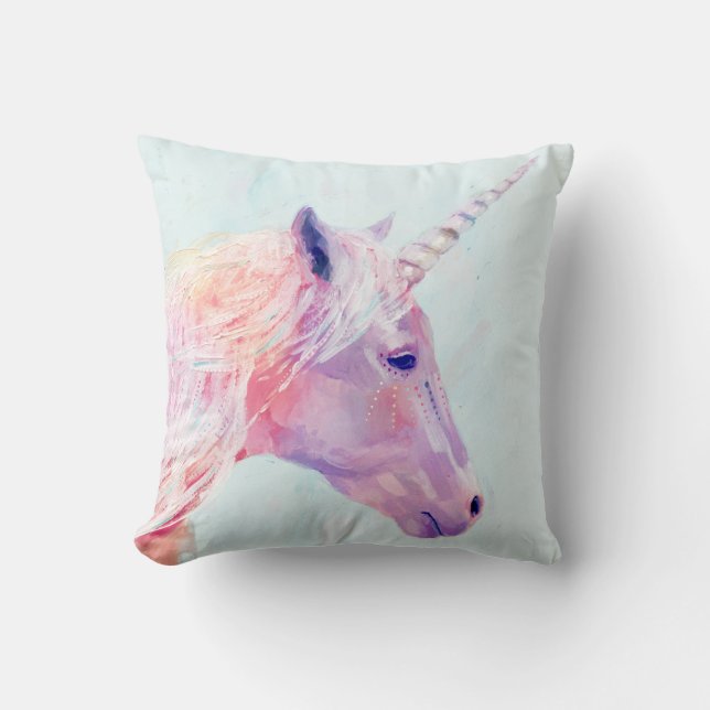 Cojín Decorativo Unicornio místico (Anverso)