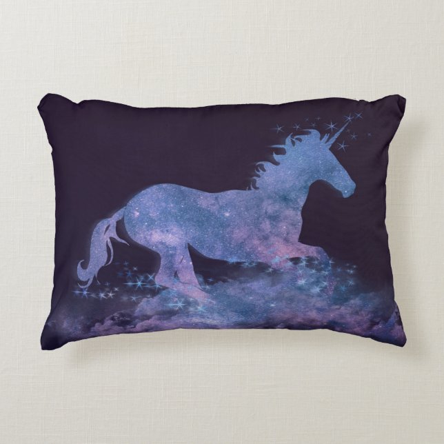 Cojín Decorativo Unicornio místico (Anverso)