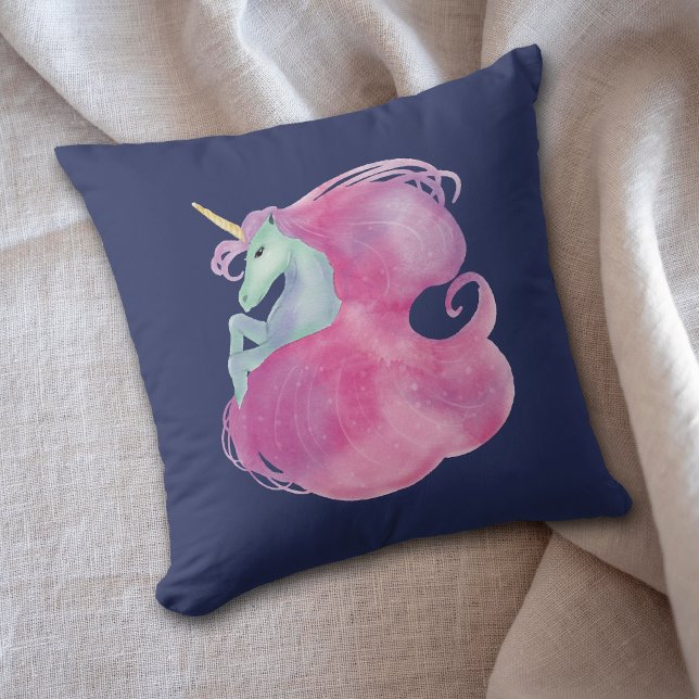 Cojín Decorativo Unicornio rosa (Subido por el creador)