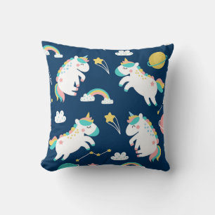 Cojín Decorativo Unicornios espaciales