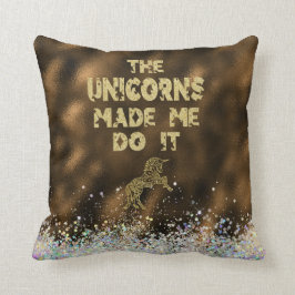 Cojín Decorativo Unicornios Me Hizo Hacer Una Cita