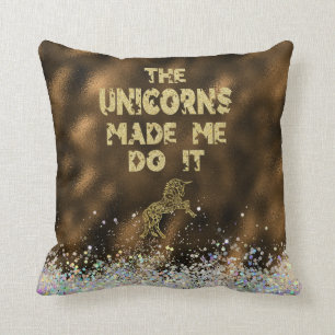 Cojín Decorativo Unicornios Me Hizo Hacer Una Cita