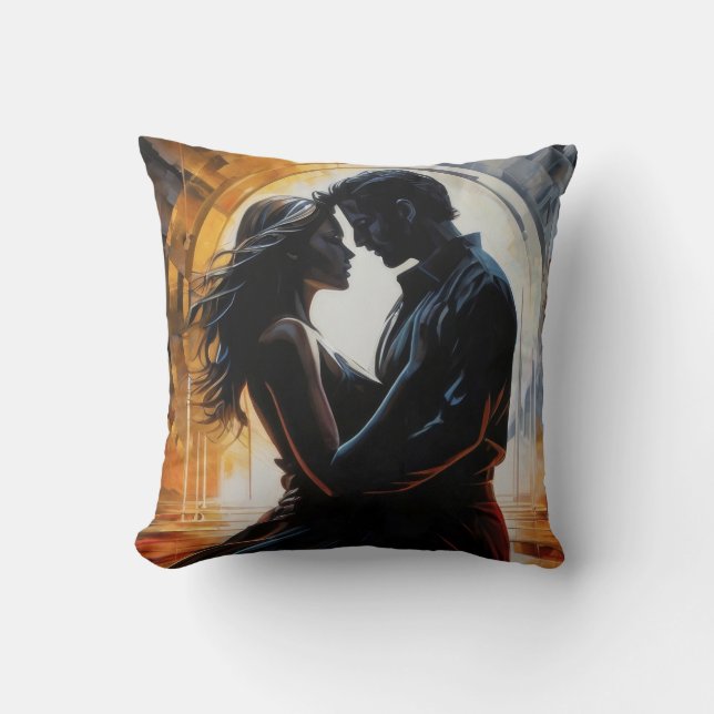 Cojín Decorativo Unión de Corazones (Anverso)