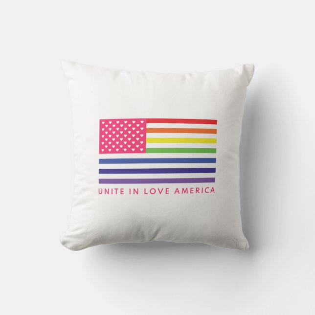 Cojín Decorativo Unite In Love America - Cushion (Anverso)