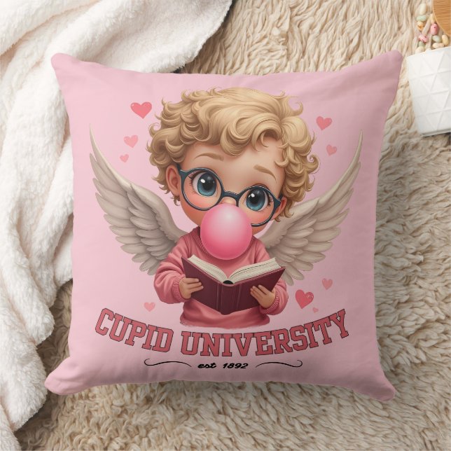 Cojín Decorativo Universidad Cupido Bubblegum Angel Estética (Manta)