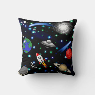 Cojín Decorativo Universo de Galaxia - Planetas, estrellas, cometas