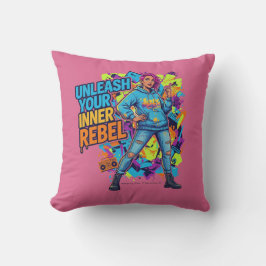 Cojín Decorativo Unleash Your Inner Rebel -